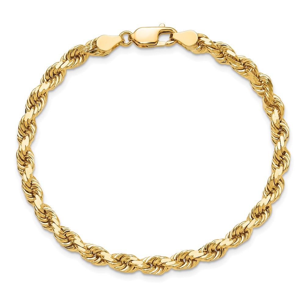 10k 4.5mm Diamond-Cut Rope Chain