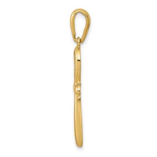 10k Ankh Cross Pendant