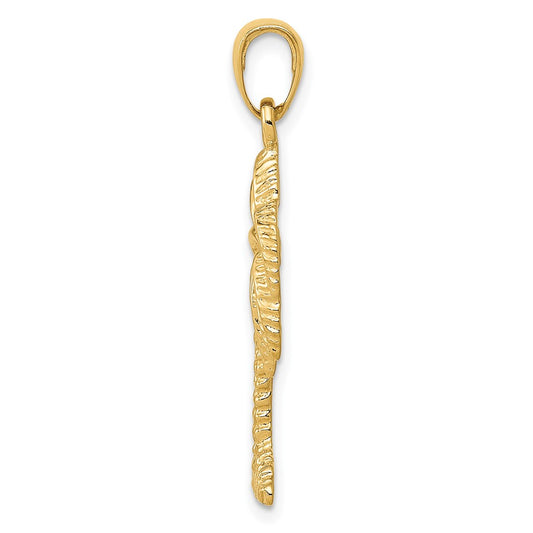 10k Palm Tree Pendant