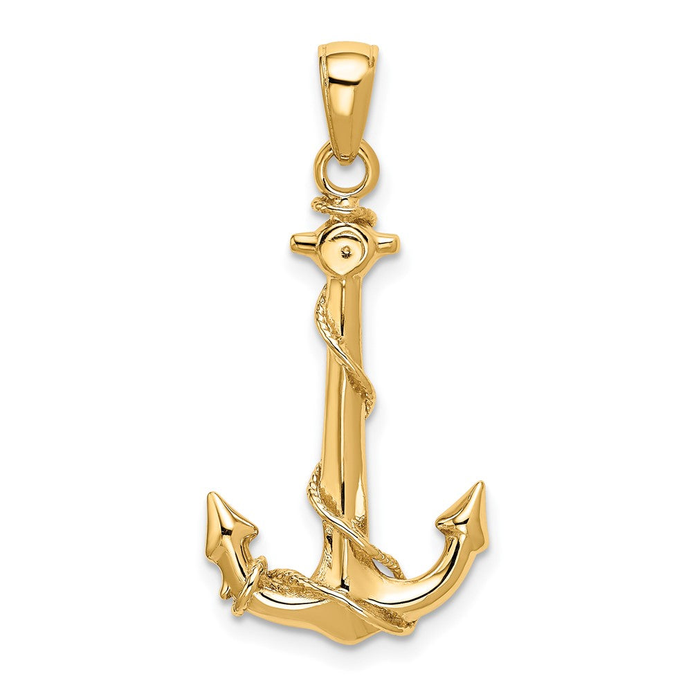 10k Anchor with Rope Pendant