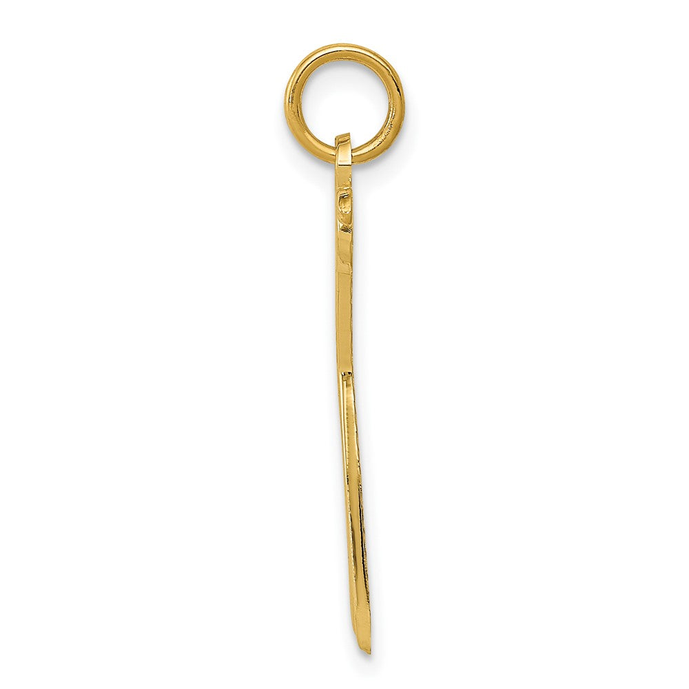 10k Scissors Charm