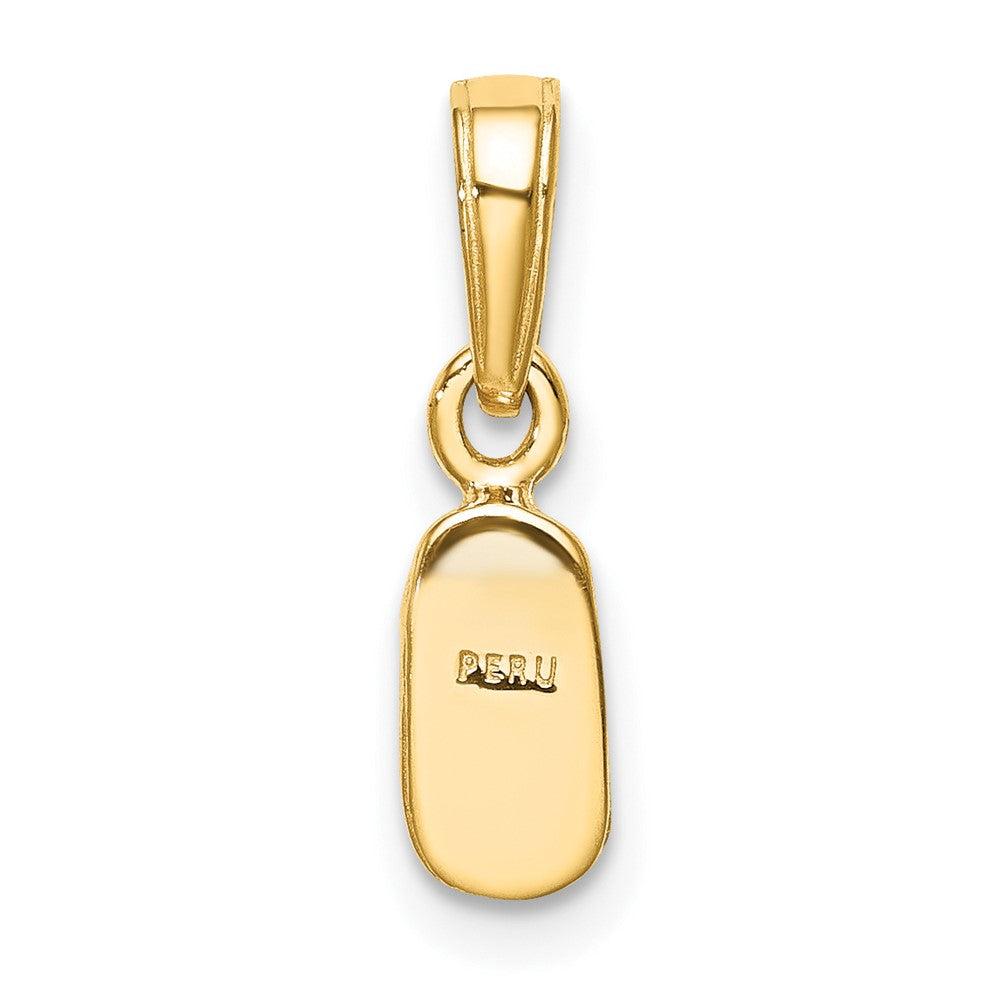 10k 3-D Baby Shoe Charm