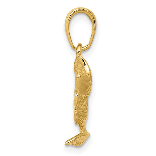 10k Large Mouth Bass Fish Small Charm