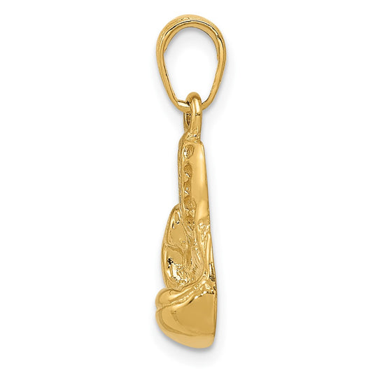 10K Large Boxing Glove Charm