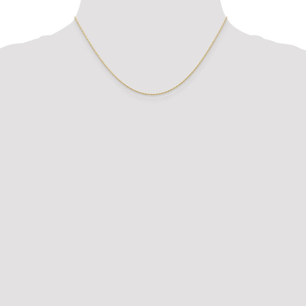 10k .5mm Carded Cable Rope Chain