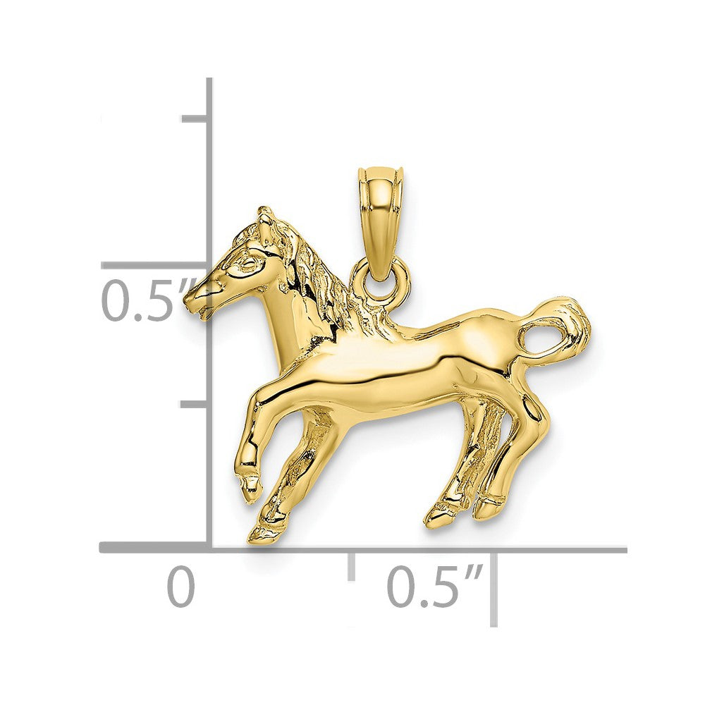 10K 2-D Galloping Horse Charm