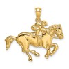 10K 2-D Jockey on Horse Charm