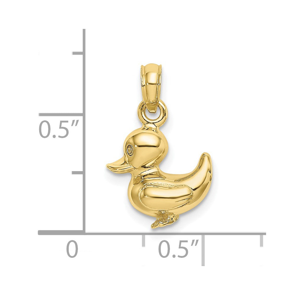 10K 3-D Duckling Charm