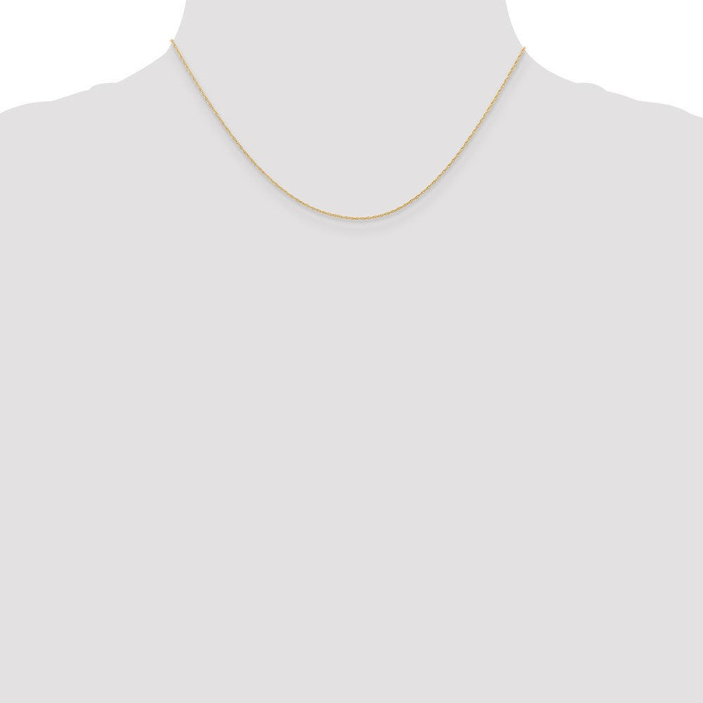 10k .6 mm Carded Cable Rope Chain