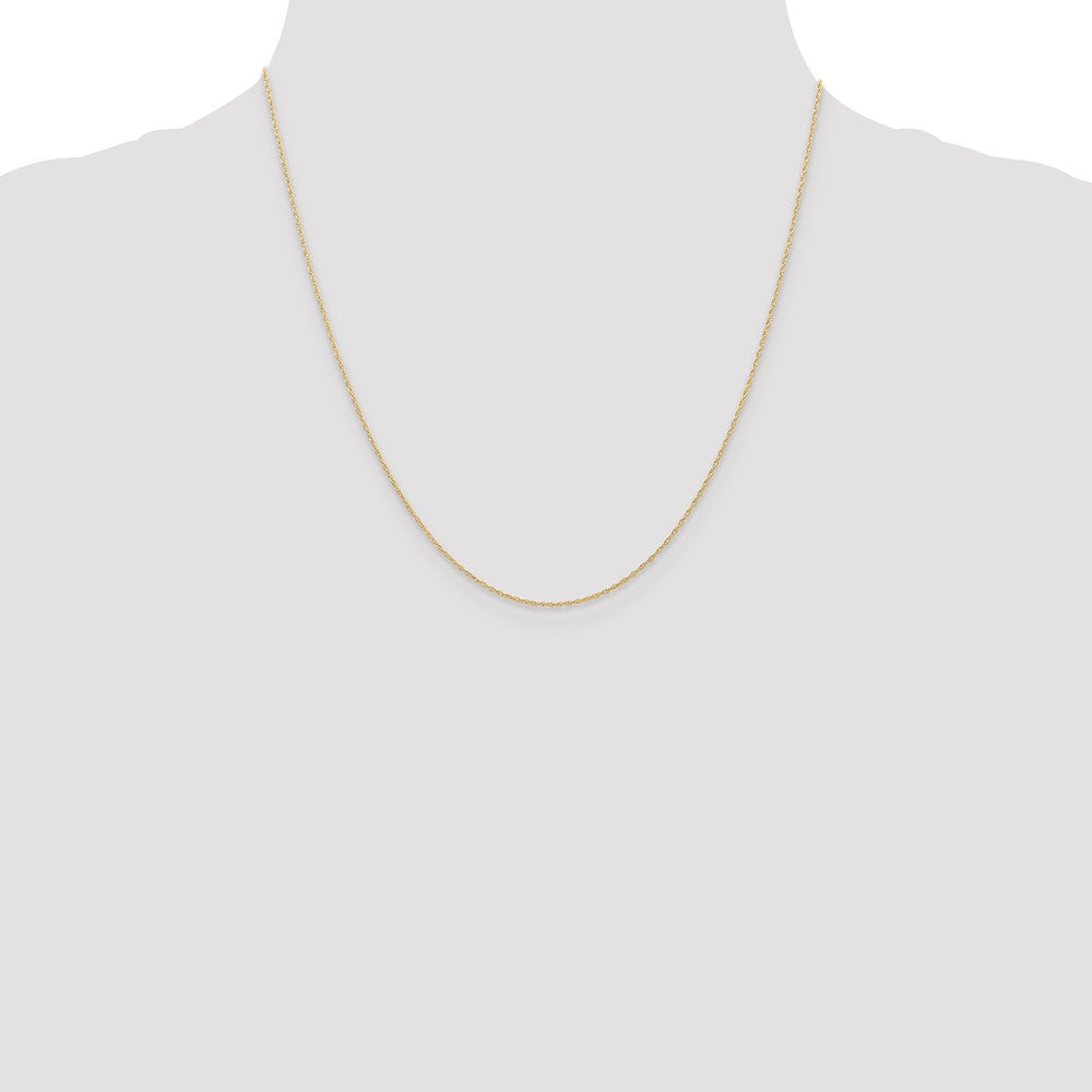 10k .6 mm Carded Cable Rope Chain