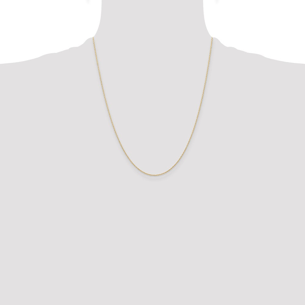 10k .6 mm Carded Cable Rope Chain