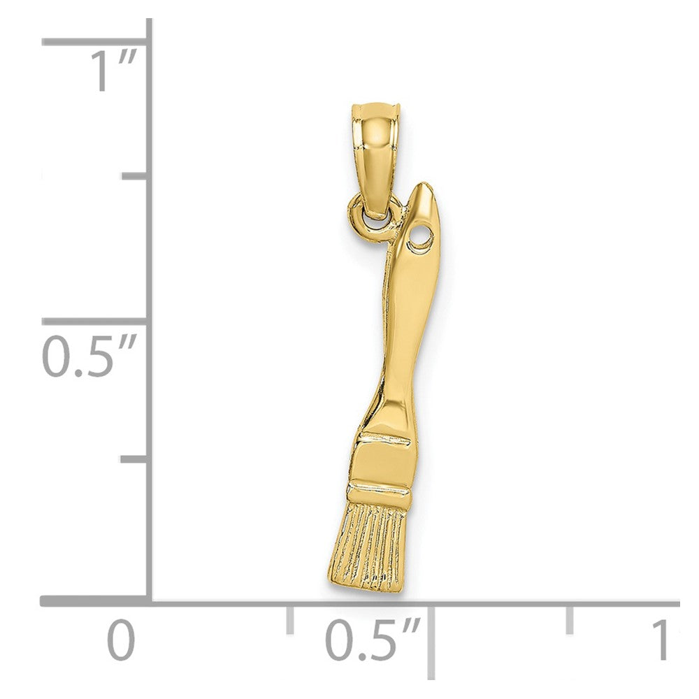 10K 3-D Paint Brush Charm