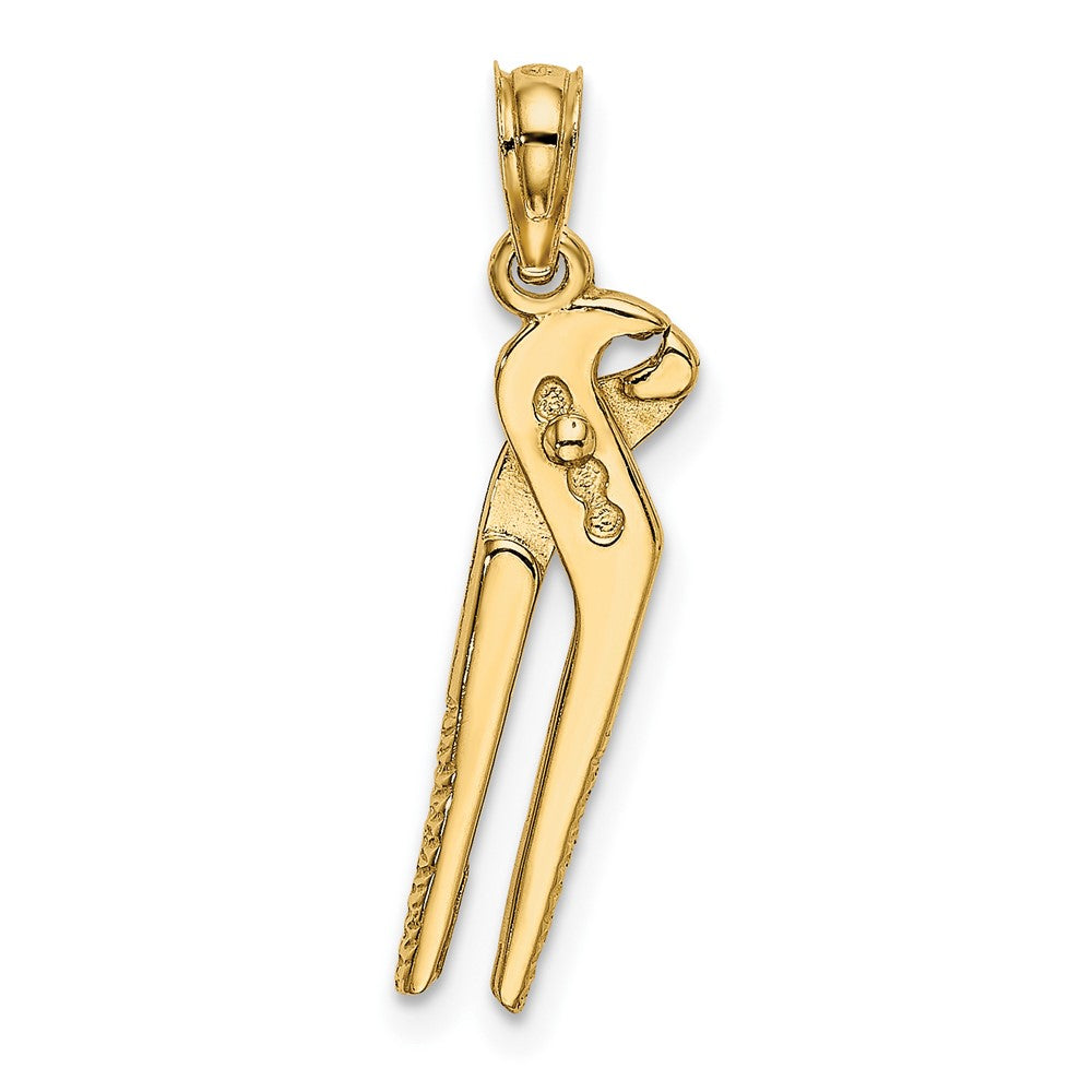 10K 3-D Moveable Locking Wrench Charm