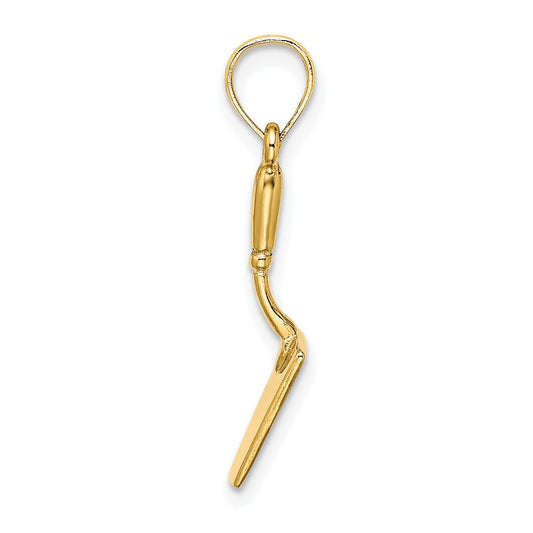 10K 3-D Concrete Tool Spatula Charm