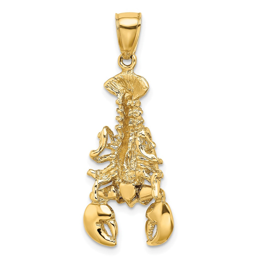 10K Large 2-D Moveable Lobster Charm