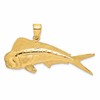 10K 2-D Male Dorado (Mahi-Mahi) Charm