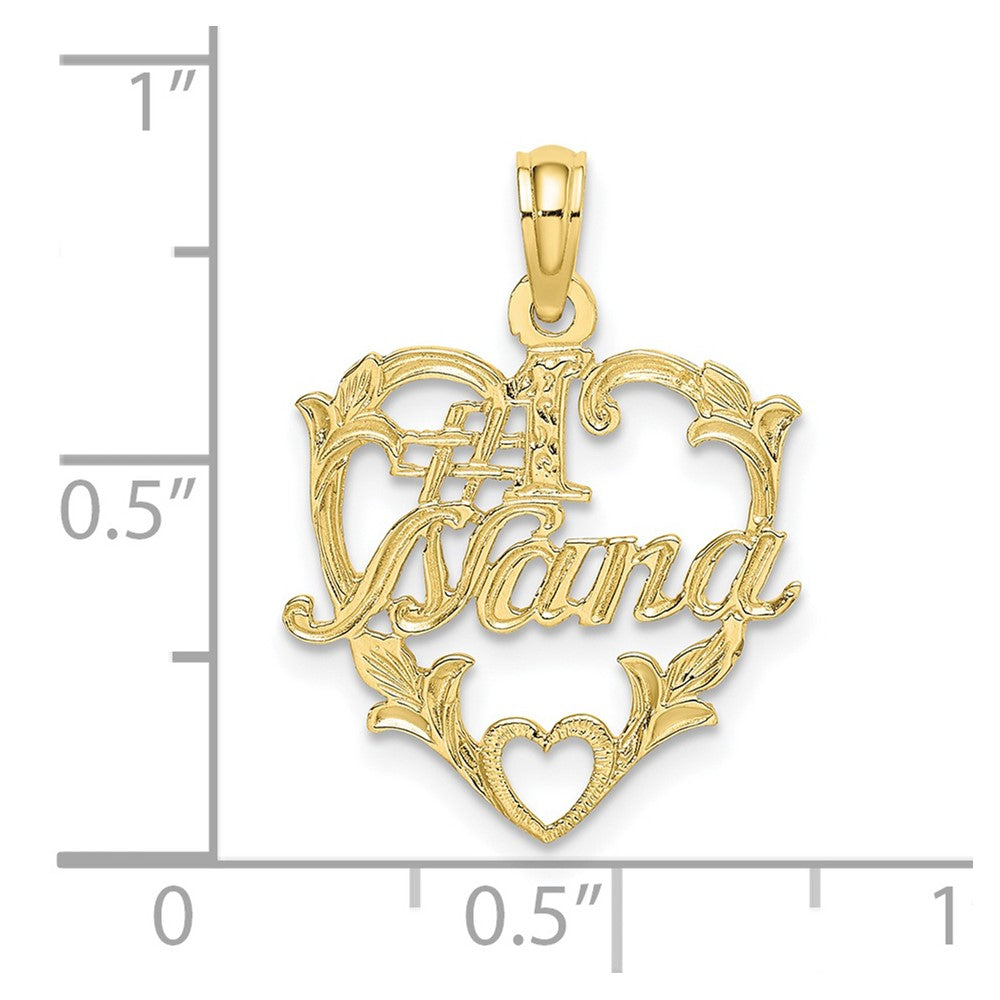 10K #1 NANA in Heart Charm