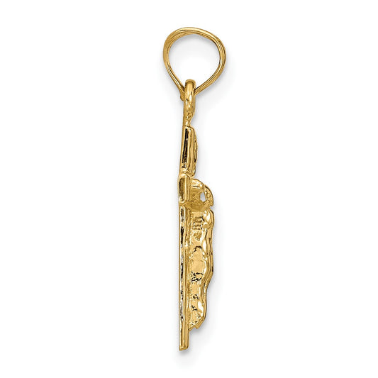 10k Crucifix Pendant