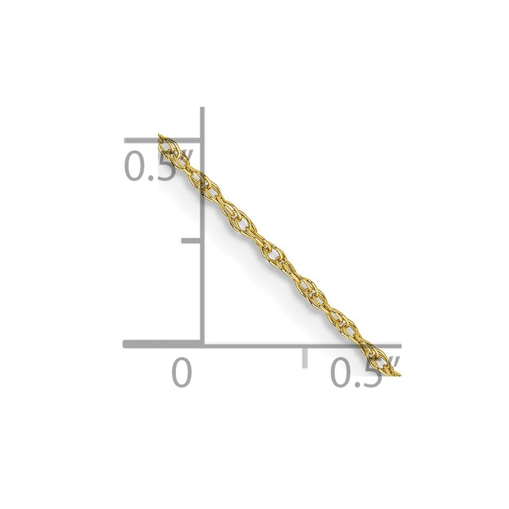 10k .8mm Lite-Baby Rope Chain