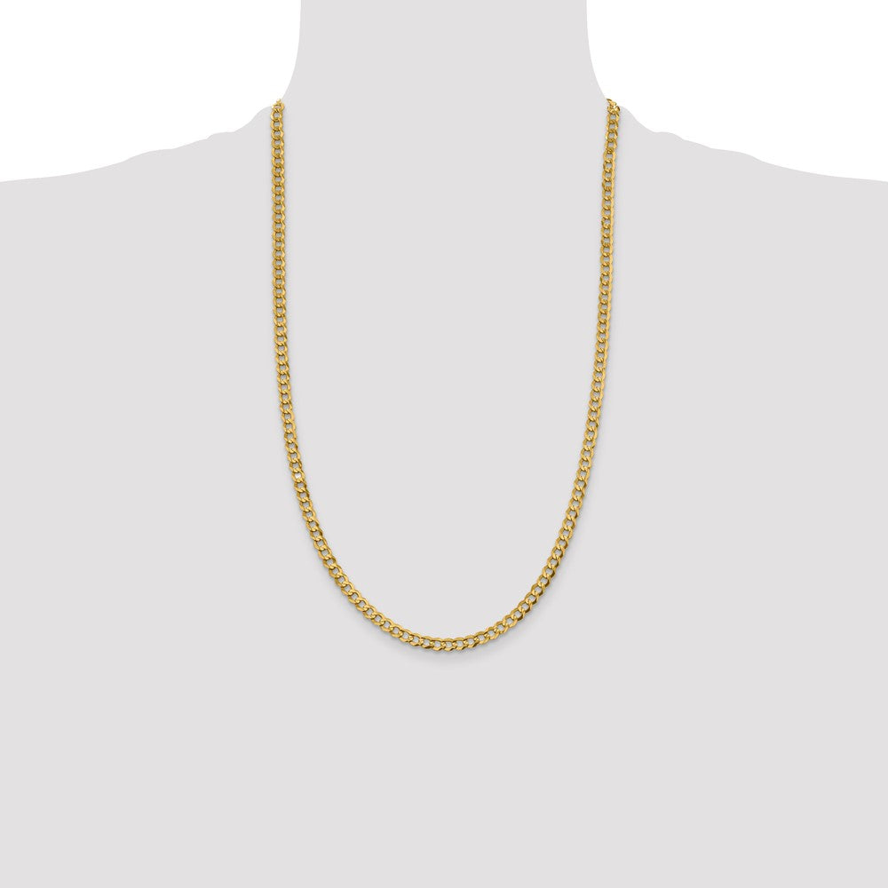 10K 4.7mm Lightweight Flat Cuban Chain