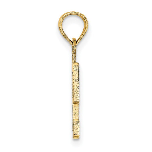 10k Small Number 9 Block Charm