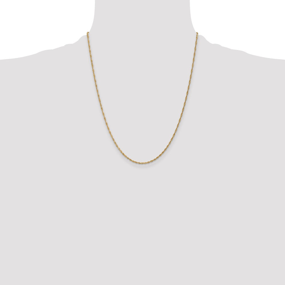 10k 1.4mm Singapore Chain