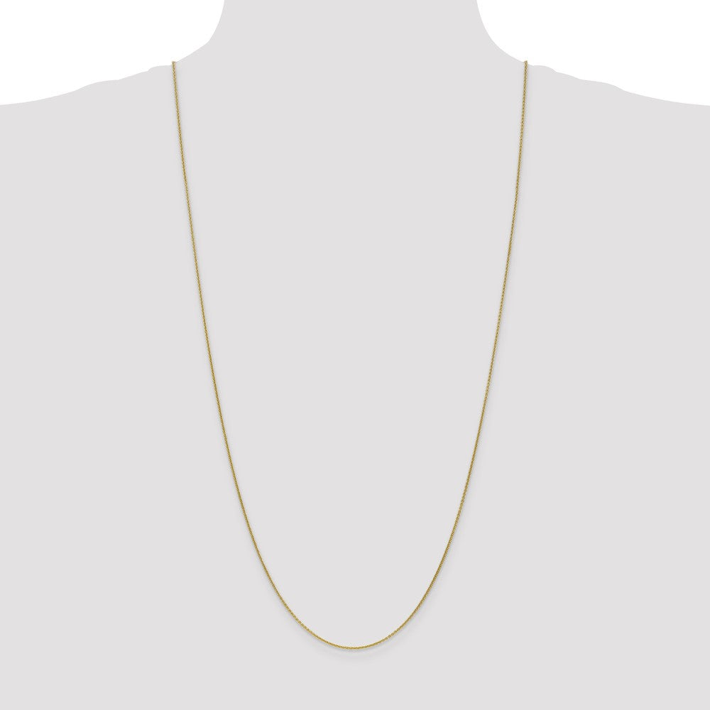 10k 1mm Round Open Link Cable Chain