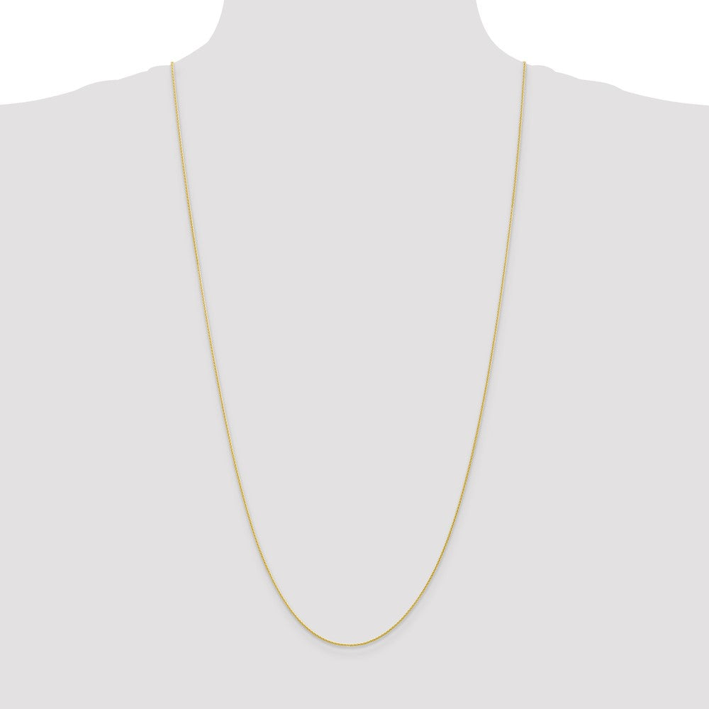 10k 1mm Parisian Wheat Chain