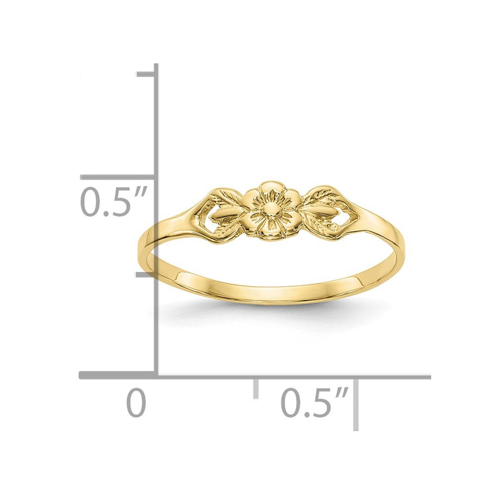 10K Flower Child's Ring
