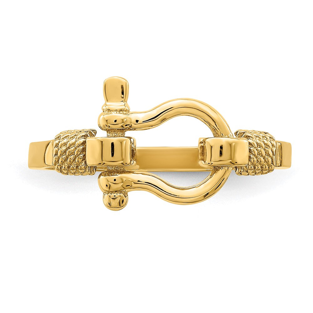 10K Shackle w/ Rope Edge Ring (Size 7)