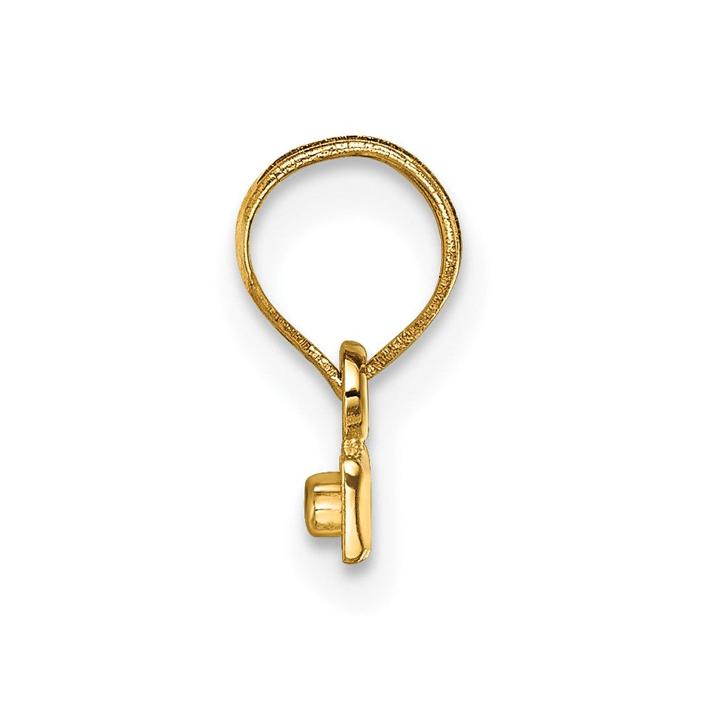 10ky Casted Small Diamond-cut Top Charm