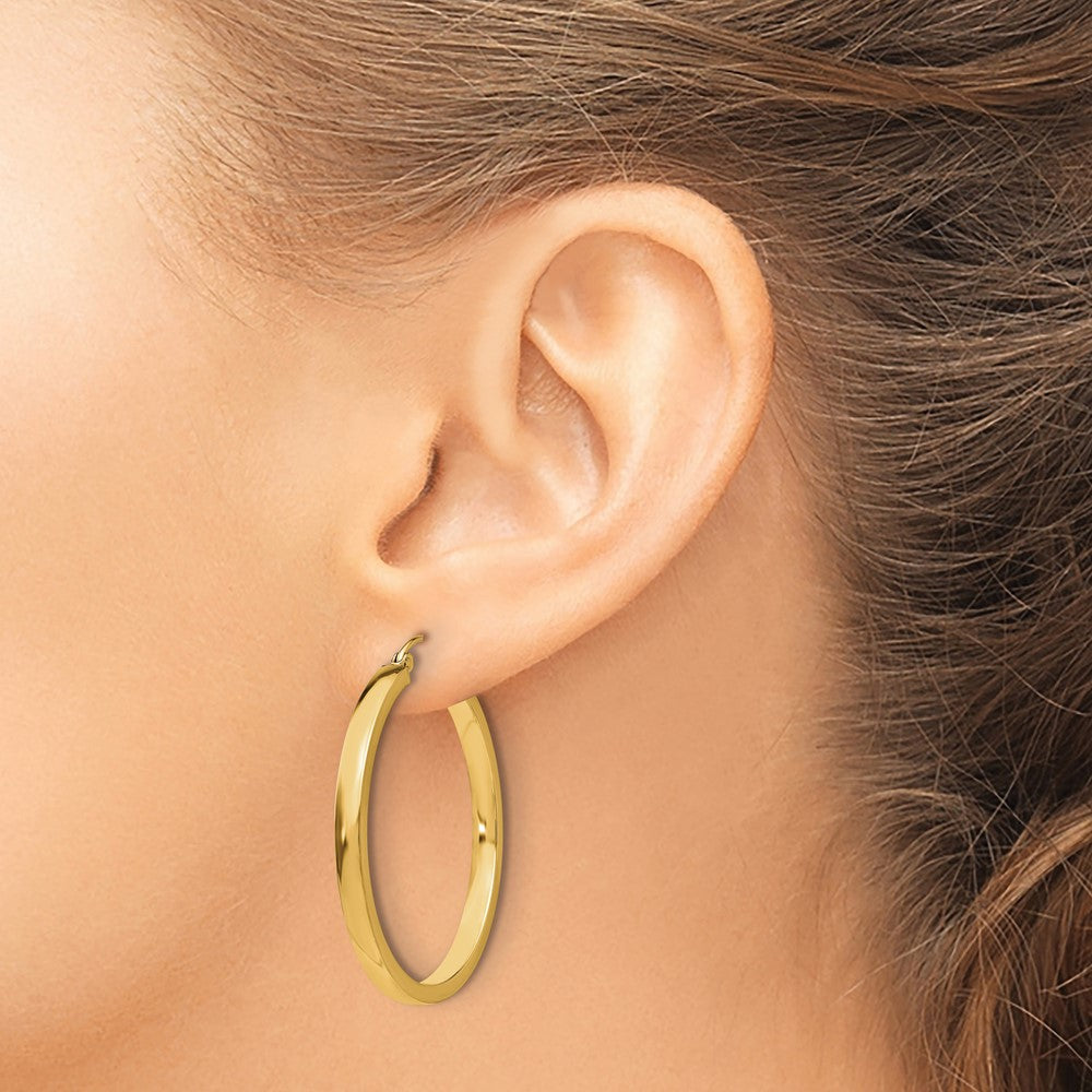 10K 2x3mm Rectangle Tube Hoop
