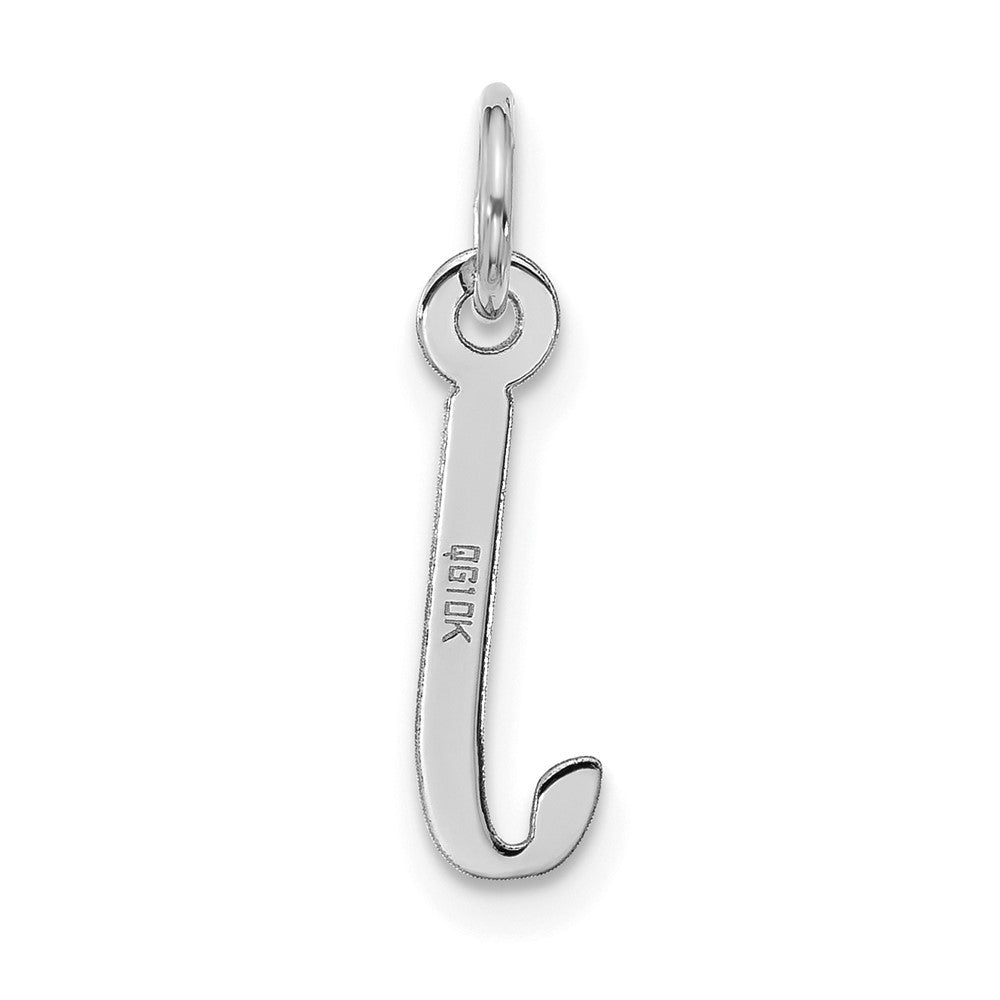 10kw Large Slanted Block Initial J Charm