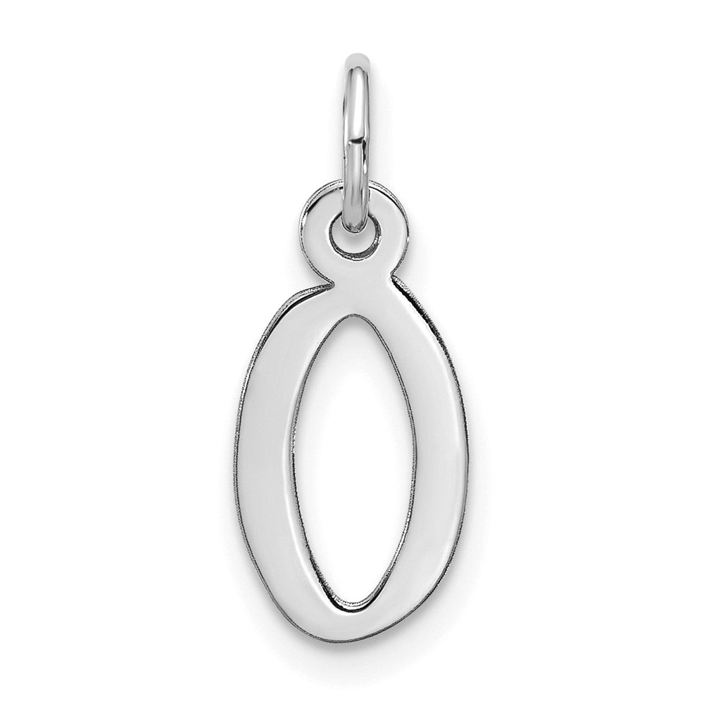 10kw Large Slanted Block Initial O Charm