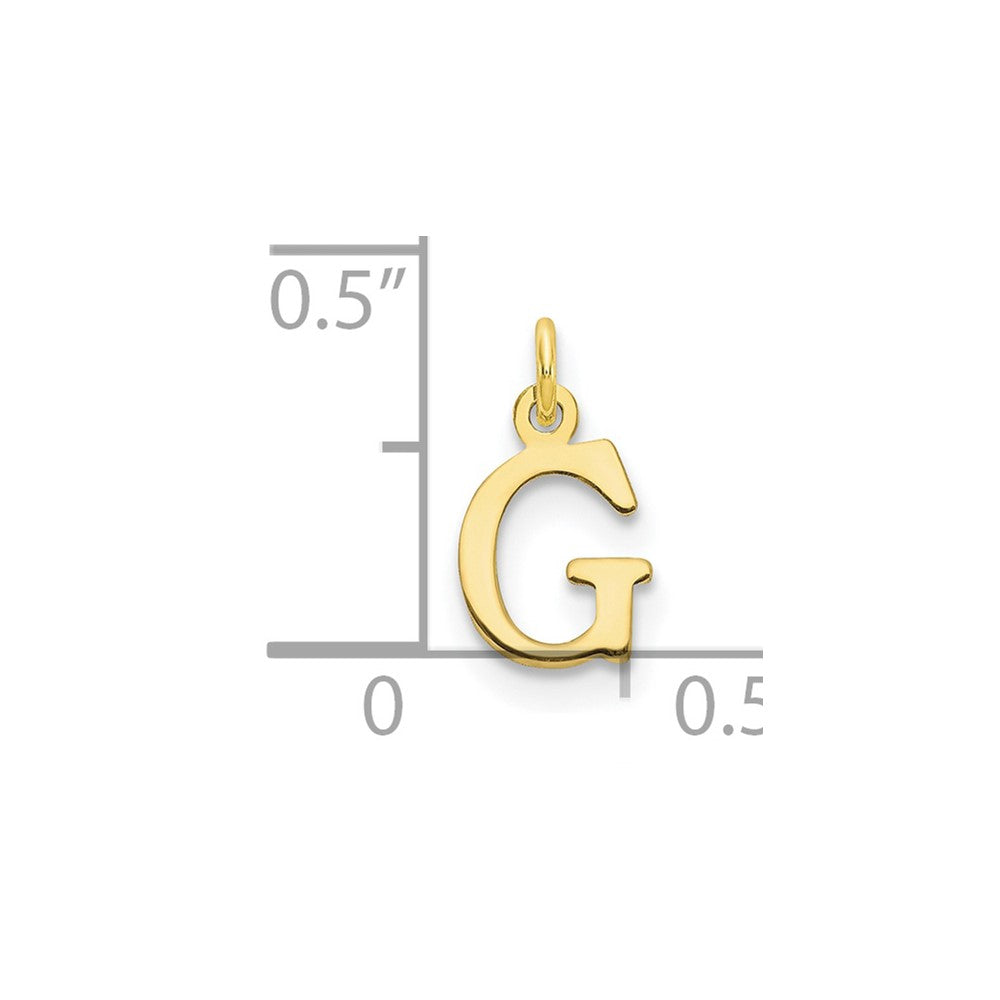 10ky Cutout Letter G Initial Charm