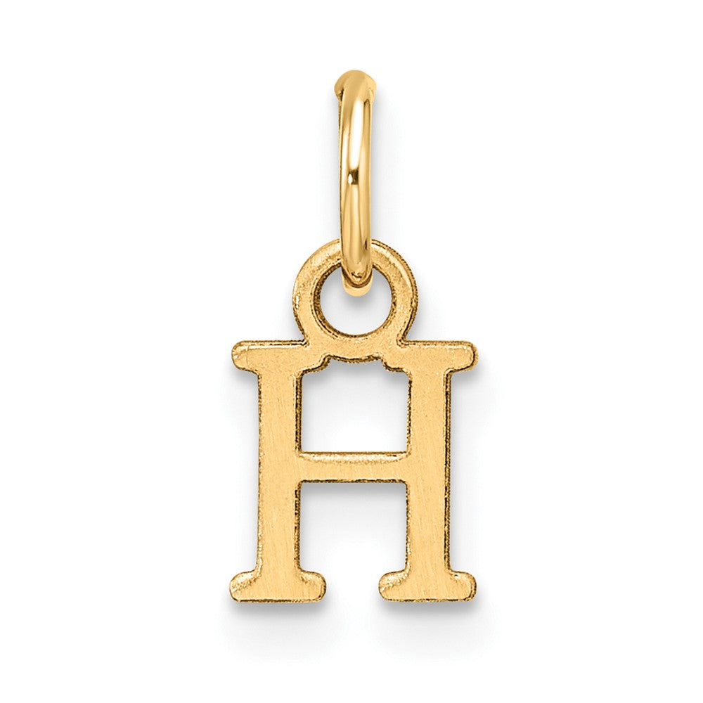10ky Cutout Letter H Initial Charm
