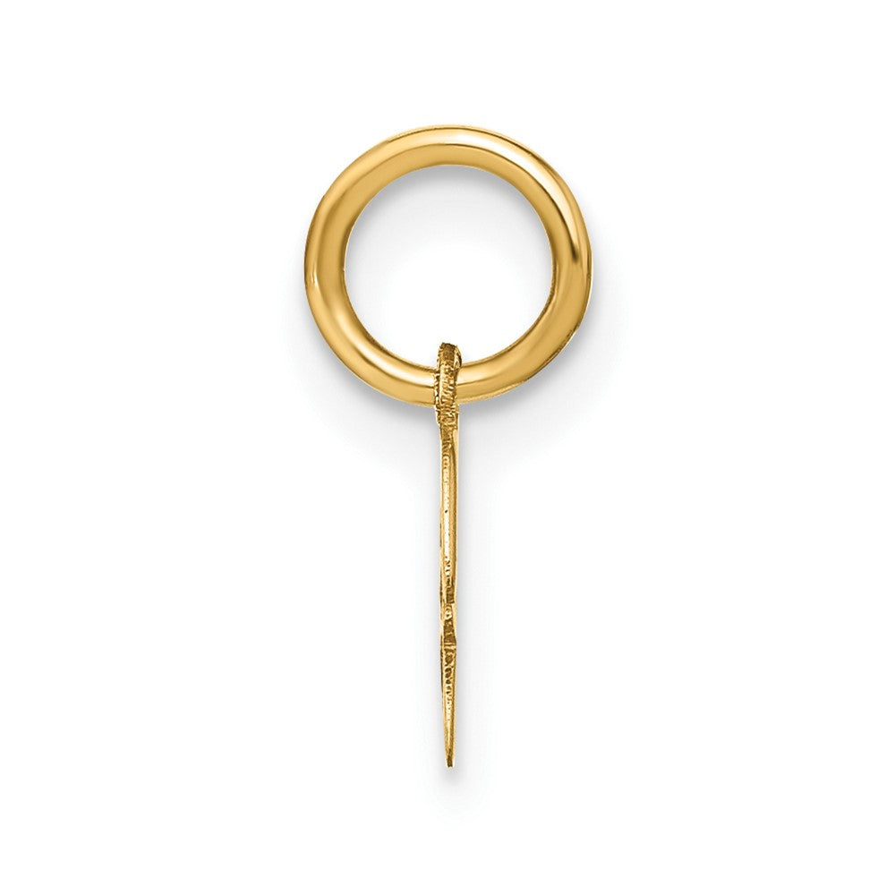 10KY Upper case Letter H Initial Charm