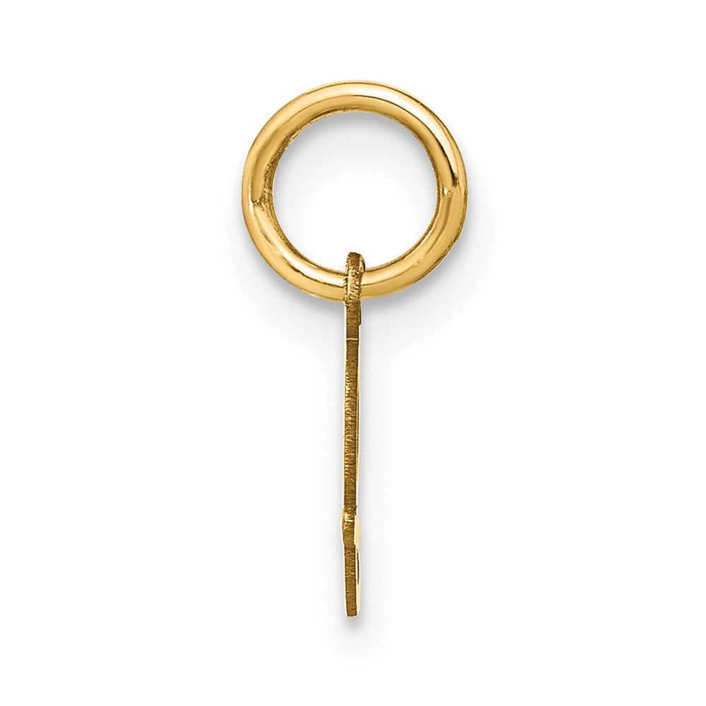 10KY Upper case Letter J Initial Charm