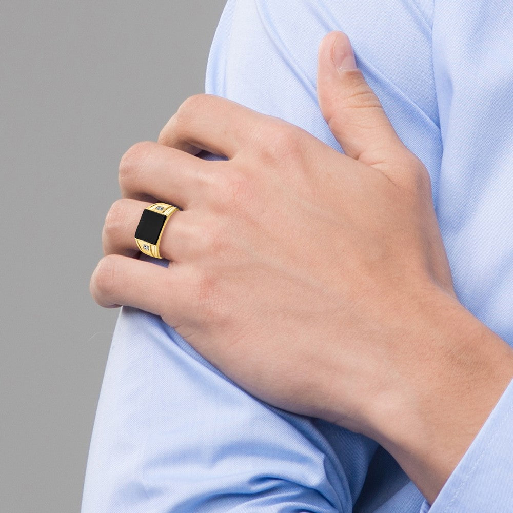 10K Men's ring mounting