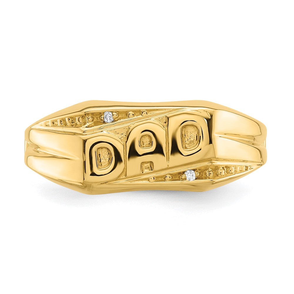 10K AA Diamond men's ring