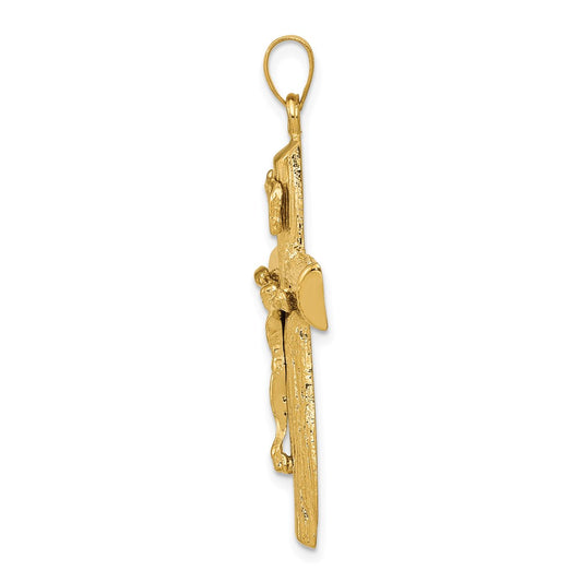 10k Tree Cross Crucifix Charm