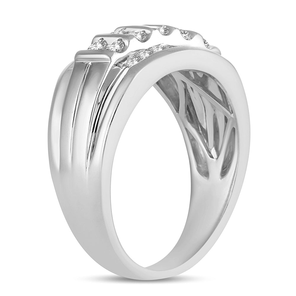 14K 1.00CT DIAMOND MENS RING