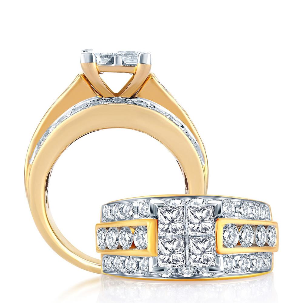 14K 2.62ct Diamond Ring