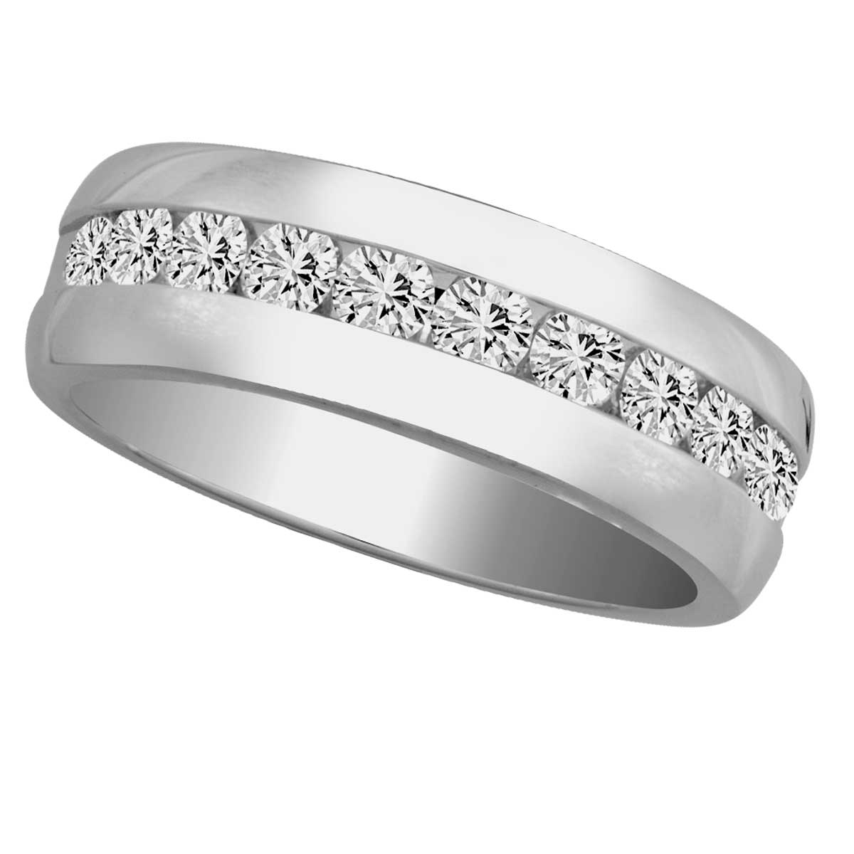 14K 1.03CT Diamond MENS BAND