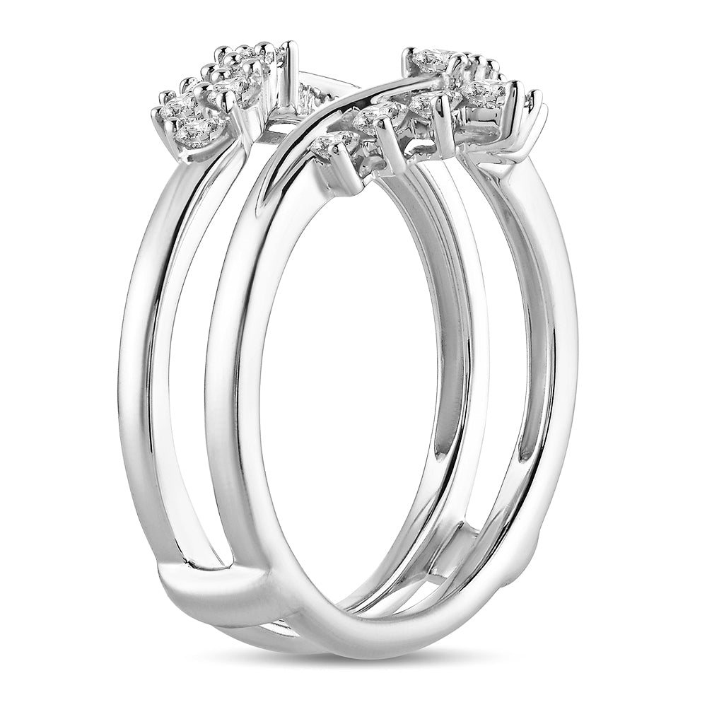 14K 0.66 CT Diamond Ring Guard