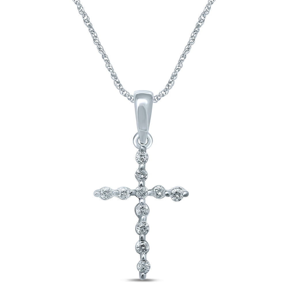 14K 0.09CT Diamond Pendant