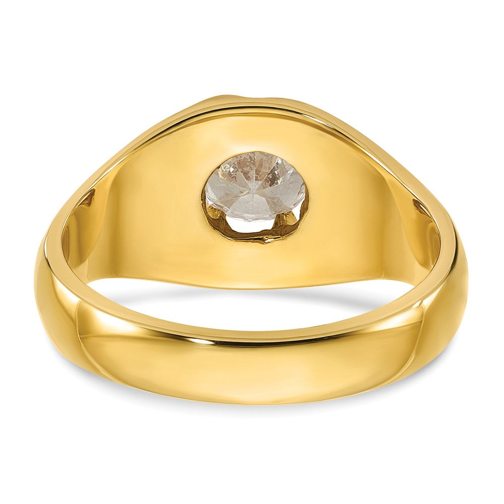 IBGoodman 14k 1 carat Lab Grown Diamond VS/SI+ G+ Complete Men's Ring