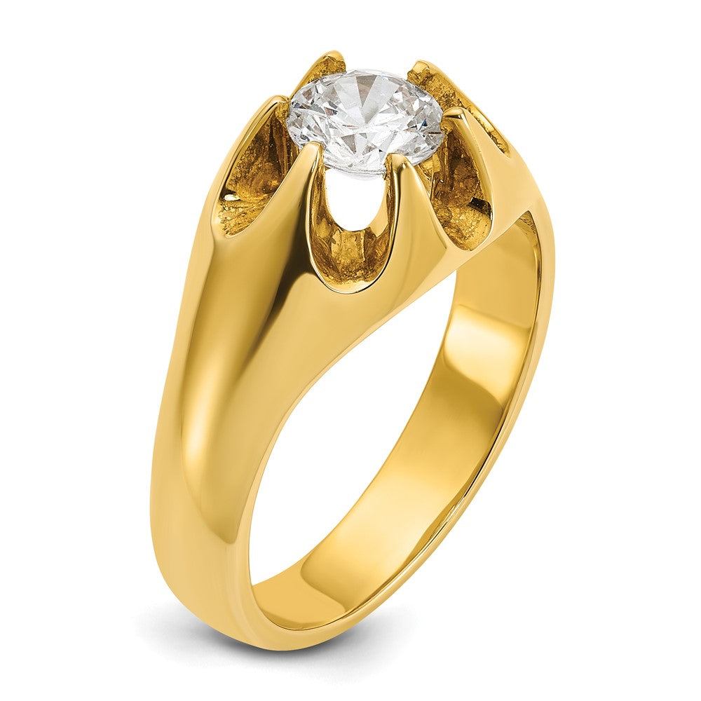 IBGoodman 14k 1 carat Lab Grown Diamond VS/SI+ G+ Complete Men's Ring