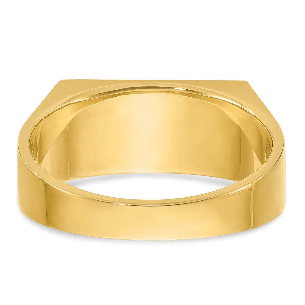 IBGoodman 14k 1 carat Lab Grown Diamond VS/SI+ G+ Complete Three Stone Men's Ring