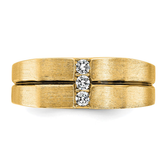 10k Polished 6-Stone Mothers Ring Mounting